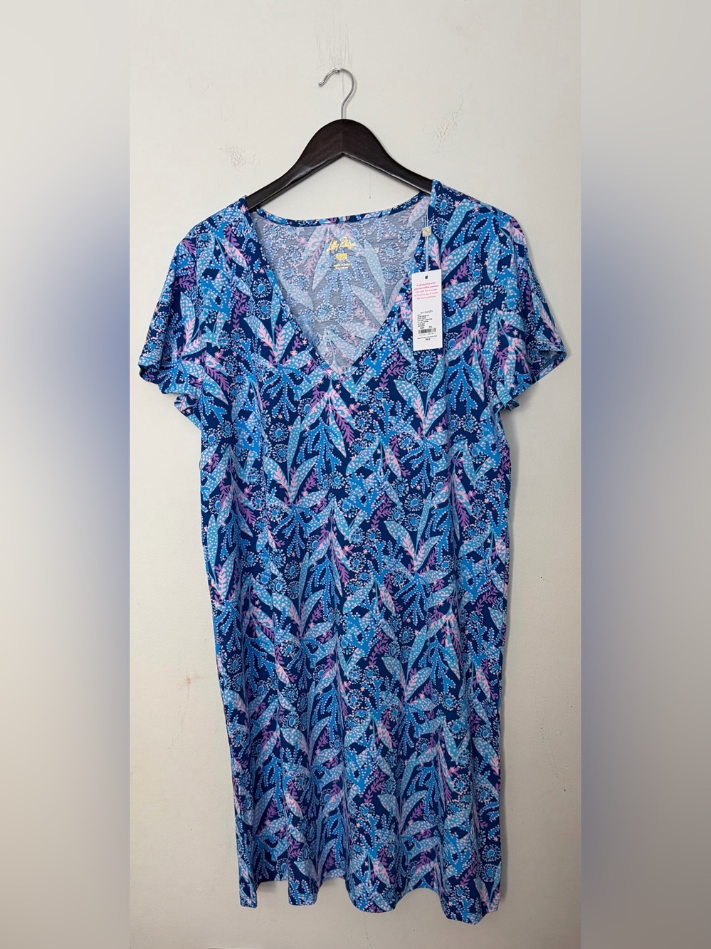 NWT Lilly Pulitzer Etta Short Sleeve Dress, XXL